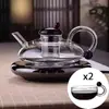 Tetera Nueva, Olla Cola de Rata, Olla de Vidrio de Alto Borosilicato Resistente al Calor, Olla Saludable, Hervidor de Agua, Cafetera Térmica para el Hogar