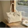 Bolsa Tote Grande com Laço para Comércio Exterior para Mulheres 2026 Nova Moda Bolsa de Mão para o Dia a Dia Bolsa de Ombro Casual Leve