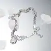 Colgante de Amor de Fresa Rosa Dulce Collar de Perlas Dulce Fresco Cadena para Clavícula de Alto Grado con Temperamento Nuevo para Mujer 2023
