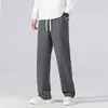 Edición Especial Transfronteriza Pantalones Deportivos de Moda Estilo Coreano Primavera y Verano para Hombres Jóvenes y de Mediana Edad, Pantalones de Chándal Sueltos para Hombre Talla Grande, Delgados