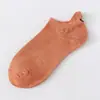 Meias Cruzadas Xiyin Zhuji da Temu, Meias de Cano Curto Bordadas com Rosto Sorridente, Meias de Cano Curto Finas Respiráveis Casuais para Mulheres