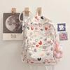 Mochila Estilo Ins Coreano Estampa de Desenho Animado Fofa Versátil Japonesa Bolsa Escolar para Meninas Macia Mochila à Prova d'Água para Estudantes