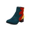Combinação de cores colorida 2020 novas botas curtas de outono e inverno botas femininas JGB2020N0010025