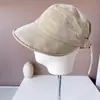 Estilo Harajuku nudo trasero sombrero de equitación femenino verano protección solar tela sombrero color liso todo a juego gorra con visera estilo coreano sombrero de sol moda
