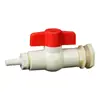 Conector Válvula Combinada de Salida de Cubeta y Tanque Accesorios de Plástico Interruptor de Interfaz de Torre de Agua de Drenaje de Piscina Tanque de Peces