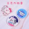 Pingente de balanço de acrílico de suporte de anime chaveiro transparente de dupla face ornamentos de forma humana de acrílico ao redor da estrela