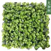 Parede de planta biónica tridimensional simulada, gramado artificial de plástico popular para exteriores, parede de plantas verdes para varanda, parede de plantas simulada