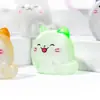 Lindo gatito luminoso micro paisajismo nueva decoración de escritorio tridimensional gato de cola larga de dibujos animados adornos pequeños para coche DIY