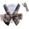 Mascota JK falda a cuadros correa de pecho correa perro perro gato chaleco ropa Teddy cubo de pelo suministros fabricante