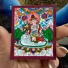 Promoção Quente Xizang Nepalesa Pintada à Mão Pura Thangka Oito Guardiões do Zodíaco Núcleo de Cartão 4*5