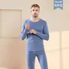 Traje de ropa interior térmica para hombre, engrosado, forrado de polar, Dejia, a prueba de frío, camiseta interior para ancianos, ropa de otoño, pantalones largos, invierno