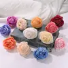 Borde Asado Cabeza de Rosa Coche de Bodas Salón de Bodas Decoración Pared de Flores Flores Artificiales Decoración de Caja de Regalo para el Día de San Valentín Flores Falsas Flores de Seda