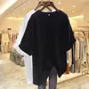2025 Exportación Exportación Longitud Media Estilo Coreano Holgado Talla Grande Casual Reductor de Edad Manga Corta Camiseta Moda Femenina Versátil Ropa de Verano
