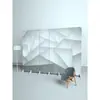 Parede de Divisória de Escritório Dobrável Móvel Cor Sólida Minimalista Moderna Estilo Nórdico Parede de Fundo Divisória de Hotel