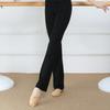 Traje de práctica de baile con cuello en V para mujer Pantalones de baile Top para adulto estudiante de danza moderna cuerpo danza china pantalones de pierna ancha