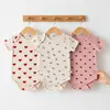 Mameluco de Manga Corta para Bebé Niña 2026, Estilo Primavera Algodón Puro Ropa para Recién Nacidos Niños y Niñas, Ropa de Casa Mameluco Nuevo