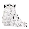 Mochila Escolar Natural para Meninas do Ensino Fundamental, Mochila Versátil de Aparência Elegante para Alunos do Ensino Fundamental II e Médio, Mochila de Grande Capacidade