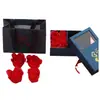 Caja de Regalo para Joyería, Collar, Pulsera, Pendientes, Caja de Embalaje para Anillo, Caja de Papel para Guardar Regalos de Colgante, Más Vendido Transfronterizo