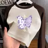 Camiseta Base de Forro Polar Cepillado para Niñas Otoño Invierno Elegante Talla Mediana a Grande Infantil Camiseta de Manga Larga Color Bloque Niña Cuello Redondo Prenda Interior Superior