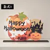Decoraciones de Calabaza de Dibujos Animados Creativos para Escritorio de Halloween Tienda Decoración Escena Ambiente Montaje Disfraz Accesorios para Fotos