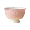 Caneca Mestra de Cerâmica Pintada à Mão Rosa Degradê Xícara de Chá para Mulheres Xícara de Chá de Aparência Nobre Conjunto de Chá Kung Fu Doméstico Xícara de Chá Pequena
