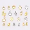 Colgante de Corazón Color Duradero Relleno de Oro de 14K Microincrustado con Circonita Accesorios de Joyería DIY Colgante de Cadena de Cola de Gota de Agua para Pulsera