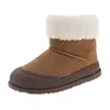 Botas de Algodón para Niñas 2025 Invierno Nuevas Botas Casuales Cálidas de Terciopelo para Niños Botas Cortas de Cachemira Antideslizantes para Niños para Exteriores