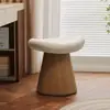 Silla Pequeña de Maquillaje Giratoria de Lujo Ligero para Habitación de Niñas, Tocador, Vestidor, Uso en Casa, Ahorro de Espacio, Taburete Versátil