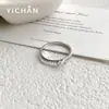 Anillo Minimalista Clásico de Zirconia Única para Mujer, Versátil, Elegante, Moderno, Joyería de Anillo Cerrado de Nicho, Venta al por Mayor y Dropshipping del Fabricante