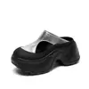 Meias Chinelo Abertas para Mulheres, Novo Estilo Verão 2026, Sandálias Vazadas Respiráveis da Moda, Sapatos Femininos Plataforma com Solado Grosso Aumentadores de Altura