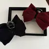 Pinza para el pelo con lazo grande de terciopelo brillante estilo coreano, Tacto suave y de alta gama, Adecuado para cabello grueso, Accesorio para el cabello