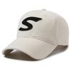 Gorra de béisbol ins nueva gorra de sol marca de moda letra simple parte superior suave hombres y mujeres a prueba de sol compras pareja gorra con visera
