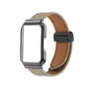 Adecuado para Huawei Band 11 marco de metal HUAWEI band 11 patrón de lichi cierre magnético plegable correa de reloj