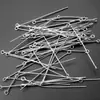 100 Peças em Estoque Conectores Figura-9 de Aço Inoxidável 304 Pinos Curvos de Aço Titânio Pinos Figura-9 Acessórios para Joias Artesanais DIY