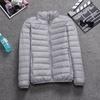 Chaqueta acolchada de algodón ligera y delgada para otoño e invierno para hombre, invierno delgada 2023 nueva corta para hombre, cálida, talla grande, abrigo grueso de invierno para hombre