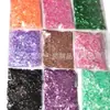 Papel Irregular Iridescente Papel de Caramelo para Decoraciones DIY de Uñas, Papel de Concha, Polvo de Brillo, Paquete de 20g