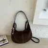 Bolso Retro de Nicho Esmaltado de Venta Caliente para Mujer 2026 Nuevo Versátil para el Trabajo Bolso de Hombro Individual para Debajo del Brazo Bolso Tote Pequeño de Mano para Mujer