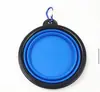 Tigela Dobrável de Silicone para Pets Mais Vendida na Amazon Viagem Exterior Portátil Bebedouro e Comedouro para Cães