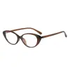 Nuevas Gafas Graduadas Retro Negras de Montura Pequeña Estilo Ojo de Gato para Mujer, Monturas de Gafas de Alta Gama de Moda Tr para Caras Redondas y Looks Naturales