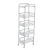Cesta de Almacenamiento Multifuncional de Múltiples Niveles para Cocina, Cesta para Verduras, Estante para Huecos en el Piso, Estante para Frutas y Verduras, Almacenamiento de Verduras