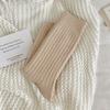 Calcetines de raya vertical de fibra calefactora hasta la pantorrilla para mujer, calcetines de felpa de otoño e invierno, a prueba de frío, cálidos para invierno, color liso, medias versátiles