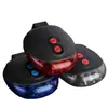 Luz Trasera Láser para Bicicleta Transfronteriza Luz de Advertencia de Línea Paralela para Ciclismo Nocturno en Bicicleta de Montaña Accesorios Decorativos para Bicicleta Linterna Venta al por Mayor