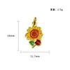 Pingente Minimalista de Aço Inoxidável Estilo Japonês e Coreano Pulseira da Sorte e Segurança Charme Colar DIY Feito à Mão Acessórios de Joias