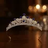 Corona de Novia Tocados Accesorios para Vestido Banquete Princesa Fiesta de Graduación Accesorios para el Cabello Corona de Actuación para Niña Diadema de Regalo de Cumpleaños