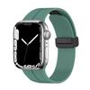 Adecuado para Apple 10 S10 Hebilla Magnética Metálica Ranura Correa de Silicona para Reloj Huawei Gt6 Samsung 18 20 22 Pulsera