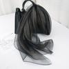 Primavera e Outono Novo Lenço De Seda Organza Cor Sólida Flash Lenço De Seda Organza Dupla Camada Amoreira Seda Misturada Xale Mulheres