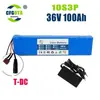 Paquete de baterías 10S3P 36V 100Ah batería de iones de litio 18650 500W para motocicleta scooter de alta potencia