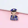 Broches Creativos con Personas de Diversas Industrias, Insignias Metálicas con Temática de Poder Femenino, Pines Decorativos para Mochilas y Ropa, Artículos Conmemorativos