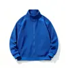 Otoño 2026 Nuevo Estilo Americano Bloque de Color Patrón de Escamas de Dragón Cárdigan Corte Limpio Chaqueta con Cuello Alto Ropa de Abrigo de Alta Gama para Jóvenes