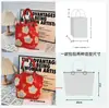 Bolsas de Mano Tejidas Populares Japonesas y Coreanas Cuidadosamente Seleccionadas, Bolsos de Trabajo Portátiles, Bolsos Tote de Gran Capacidad, Bolsos Cuadrados Pequeños para el Viaje Diario
